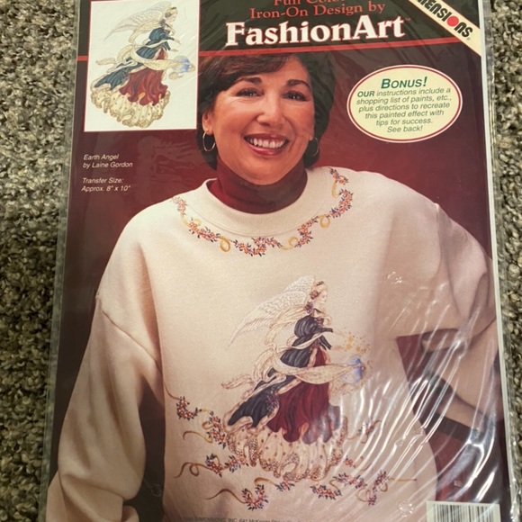 Angel Christmas iron on transfer - Picture 1 of 2